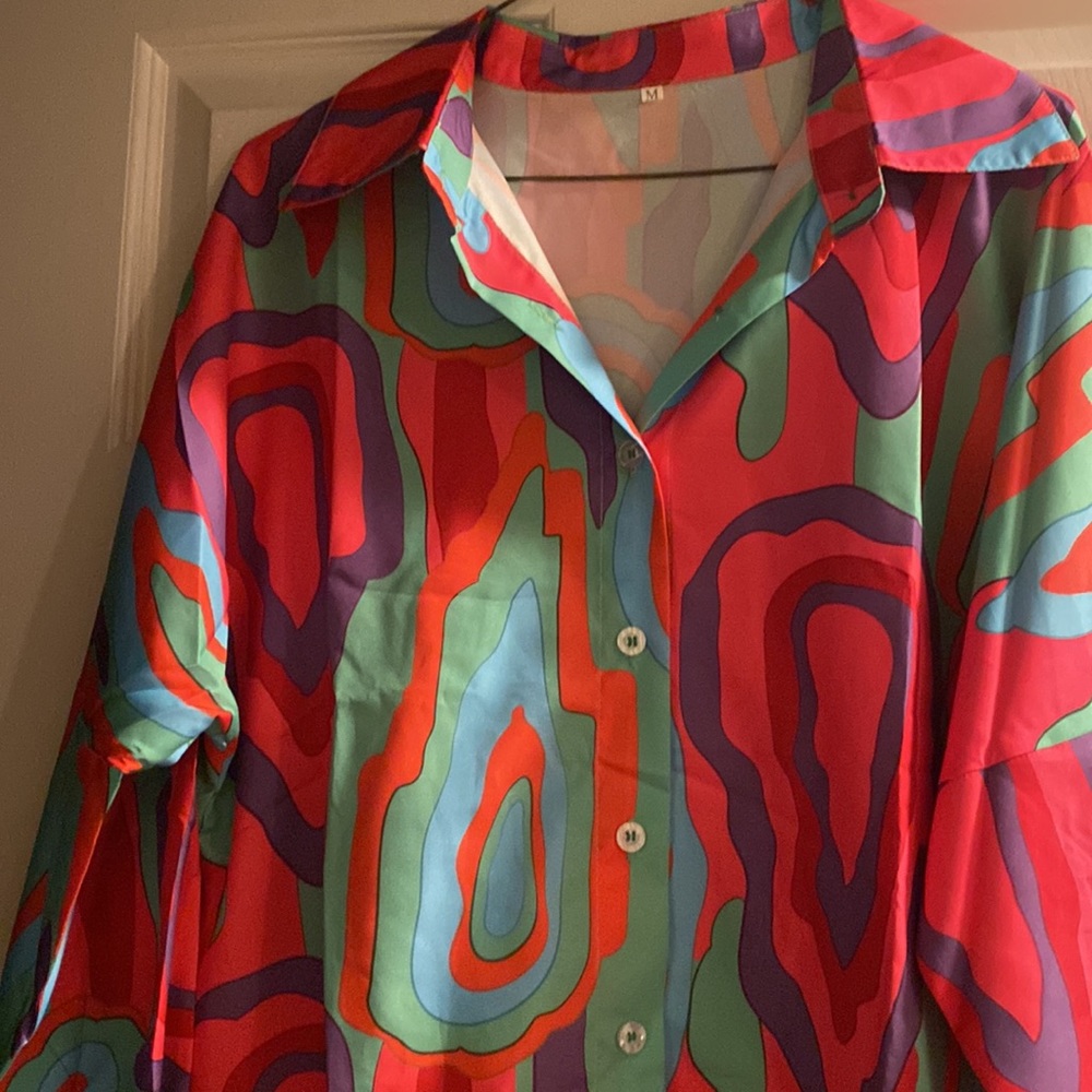 NEW Multi Color Blouse - Picture 3 of 5